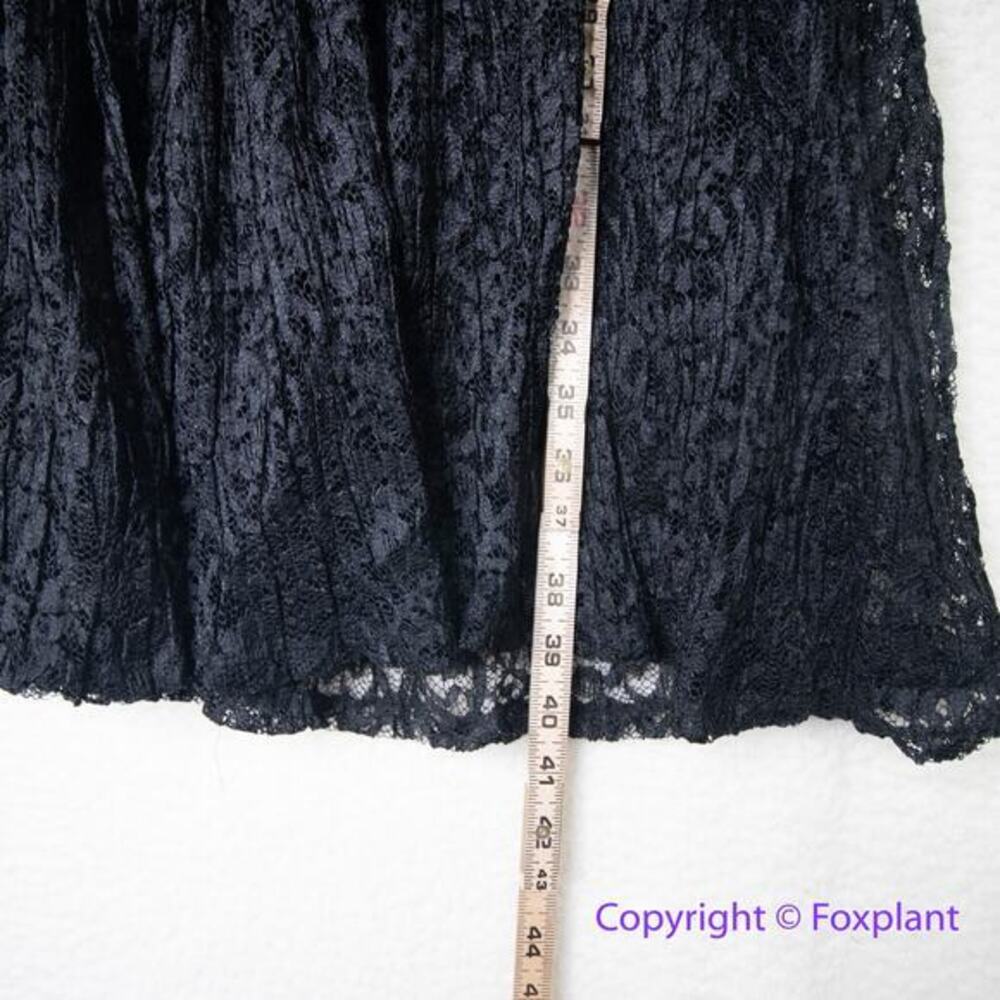 New! Free People One Party Carina Meadow Black Lace Mini Dress With Bandeau,  XL - Picture 8 of 16